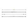 PRO POZIOMICA PRO600 SREBRO ANODOWANA Z MAGNESAMI 150 CM PRO-A6150 - 3